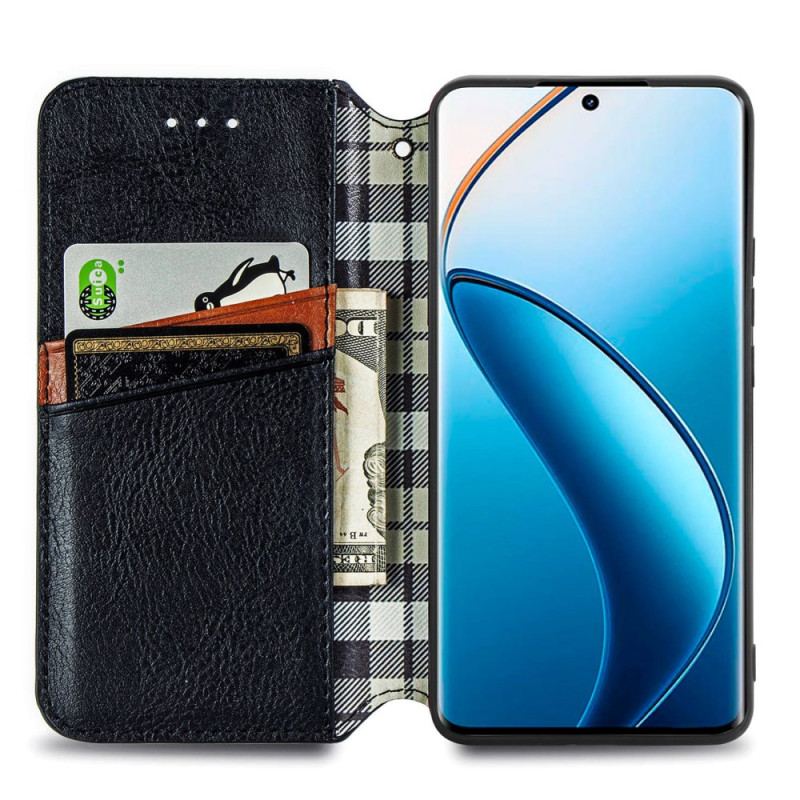 Flip Cover Realme 12 Pro / 12 Pro Plus Vintage Frise