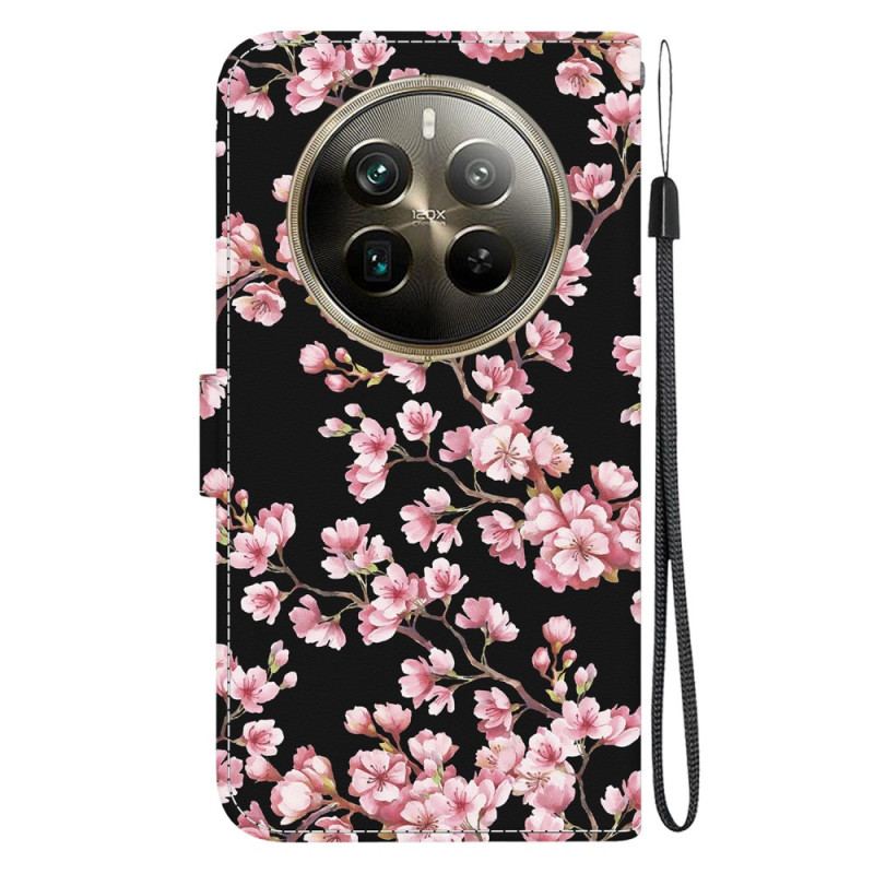 Flip Cover Til Realme 12 Pro / 12 Pro Plus Blommeblomster