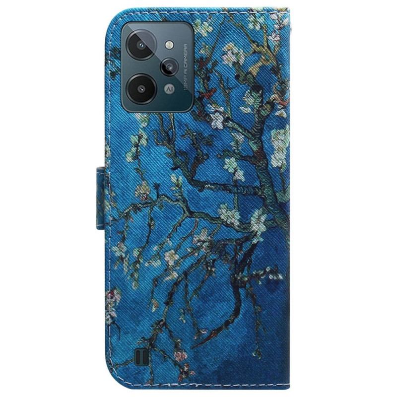 Flip Cover Realme C31 Abrikosblomst