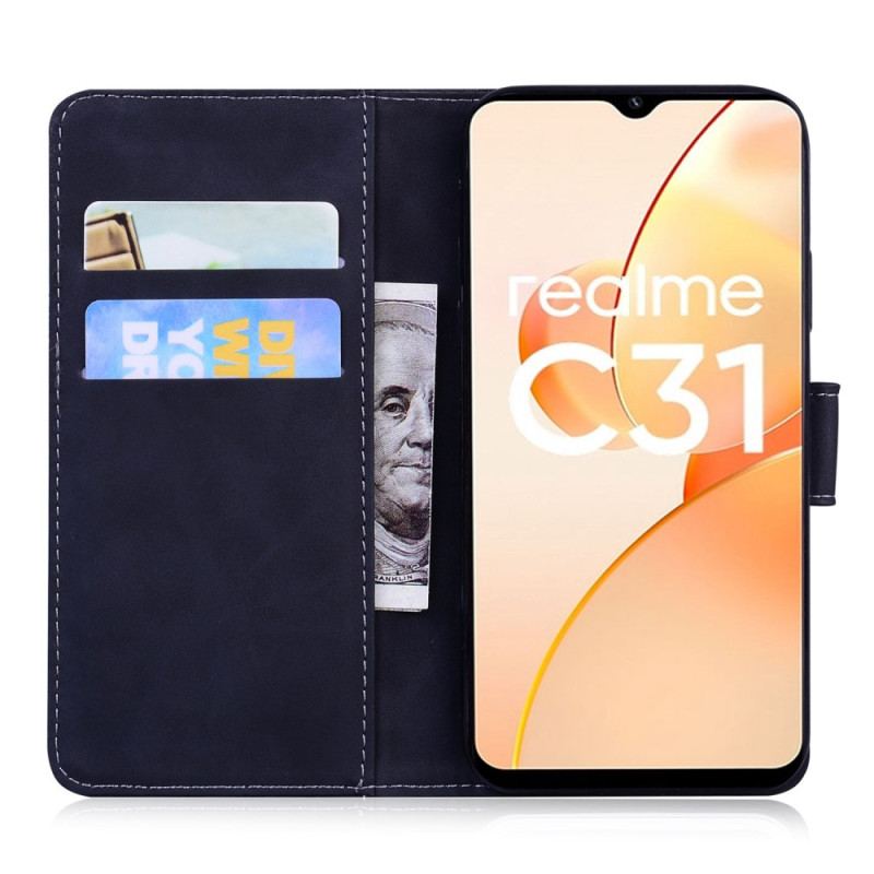 Flip Cover Realme C31 I Klassisk Kunstlæder