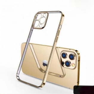 Cover iPhone 11 Pro Max Gennemsigtige Metal Style Kanter Sulada