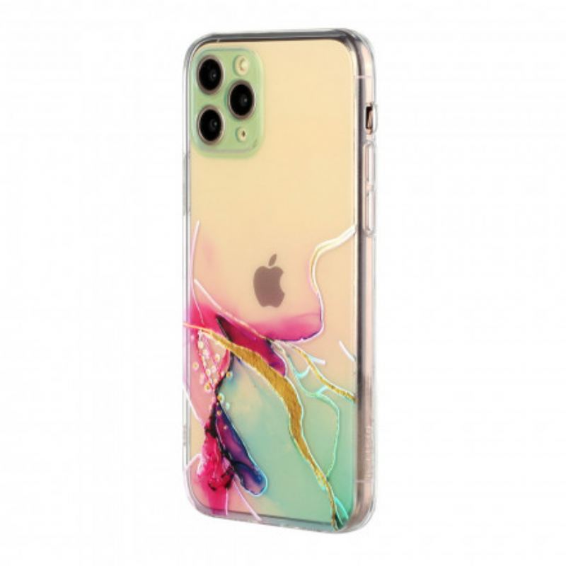 Cover iPhone 11 Pro Max Kunstnerisk Fleksibel Silikone