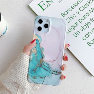 Cover iPhone 11 Pro Max Marmorstil Forstærkede Hjørner