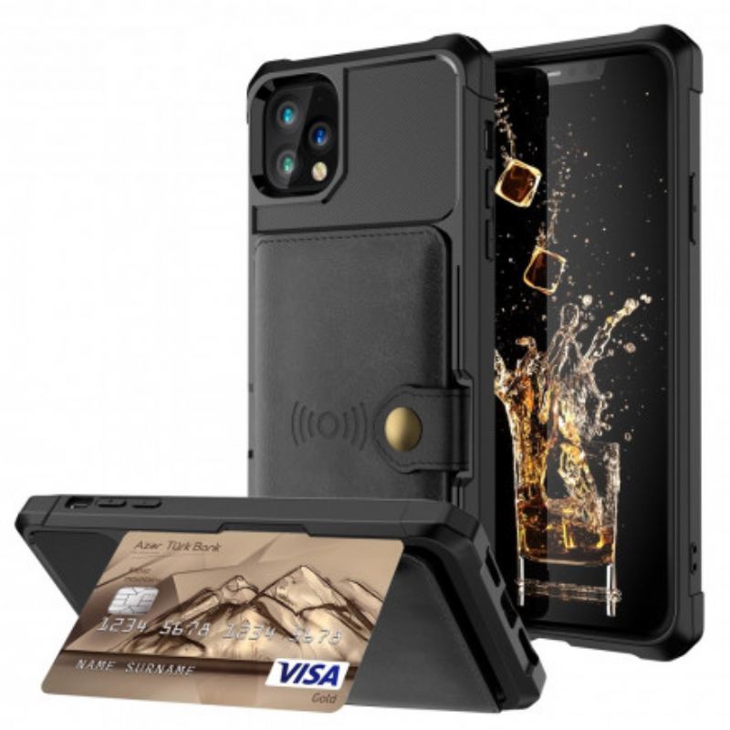 Cover iPhone 11 Pro Max Multifunktionel Kortholder