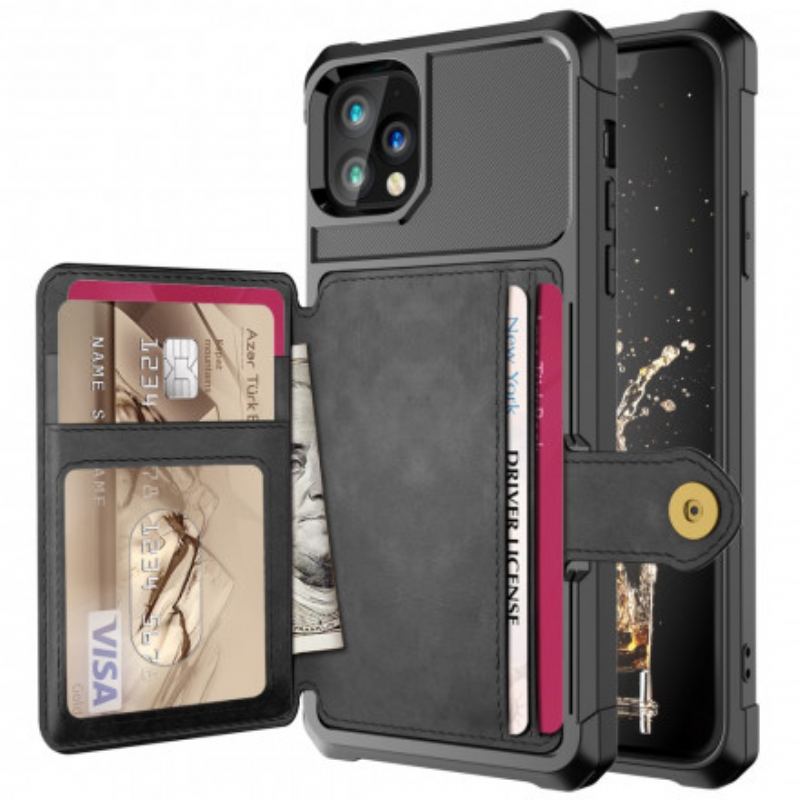 Cover iPhone 11 Pro Max Multifunktionel Kortholder