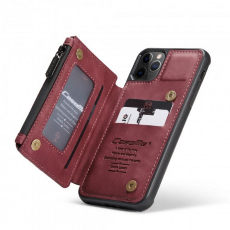 Cover iPhone 11 Pro Max Punge Etui Caseme Tegnebog Stil