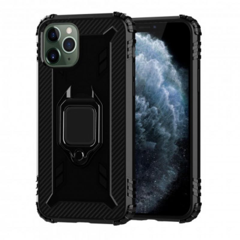 Cover iPhone 11 Pro Max Ring Og Kulfiber