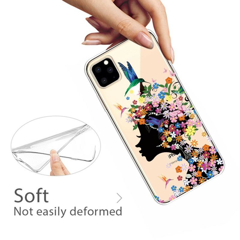 Cover iPhone 11 Pro Max Smukt Blomsterhoved