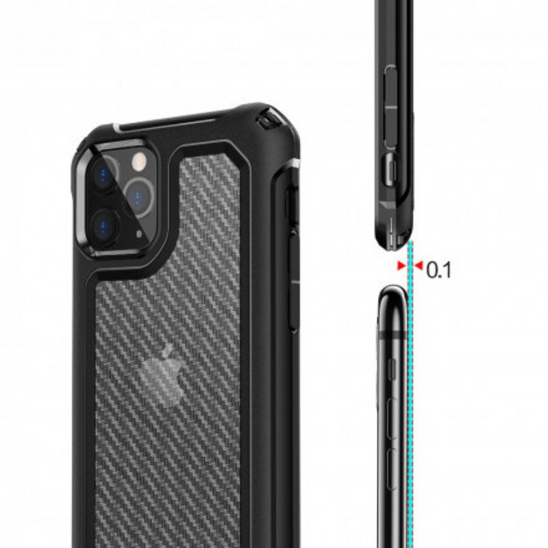 Cover iPhone 11 Pro Max Sømløs Kulfibertekstur