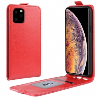 Flip Cover iPhone 11 Pro Max Læder Cover Foldende Lædereffekt