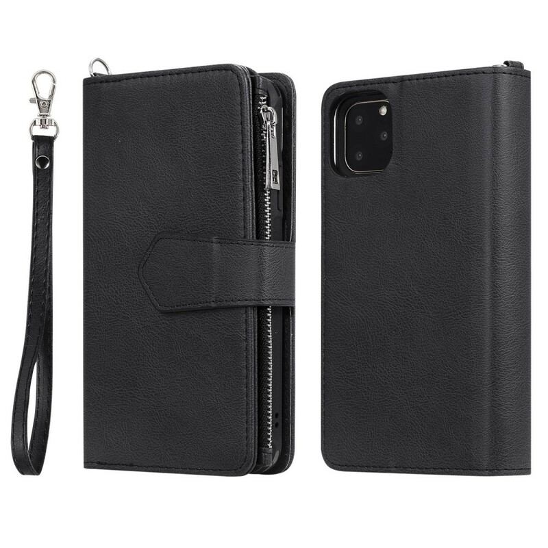 Flip Cover iPhone 11 Pro Max Punge Etui Aftagelig Tegnebog