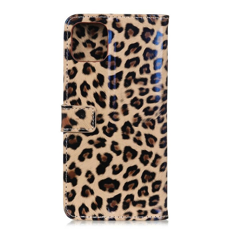 Læder Cover iPhone 11 Pro Max Leopard