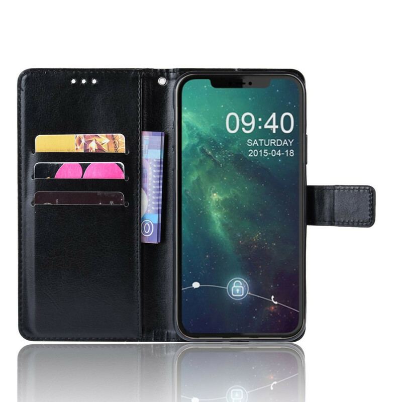 Læder Cover iPhone 11 Pro Max Med Snor Strappy I Lædereffekt