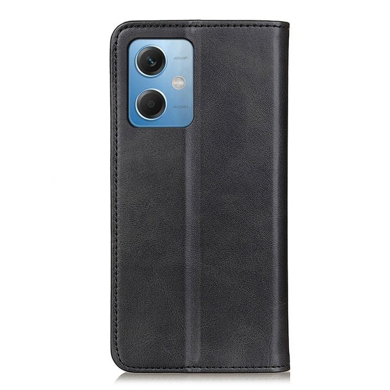 Cover Xiaomi Redmi Note 12 5G Flip Cover Klassisk Splitlæder