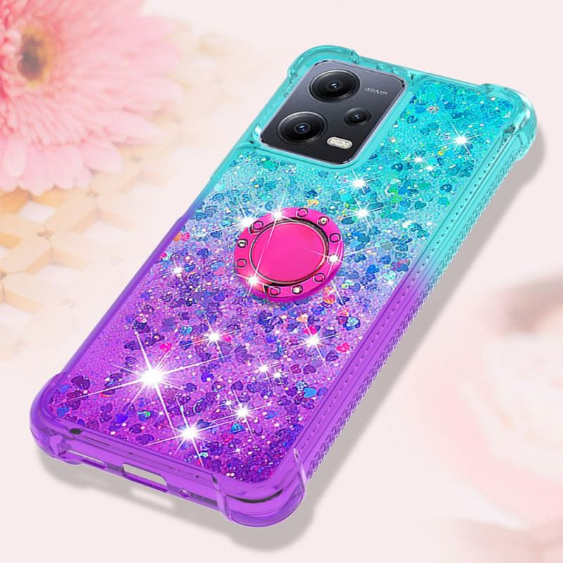 Cover Xiaomi Redmi Note 12 5G Glitter Ring-bracket