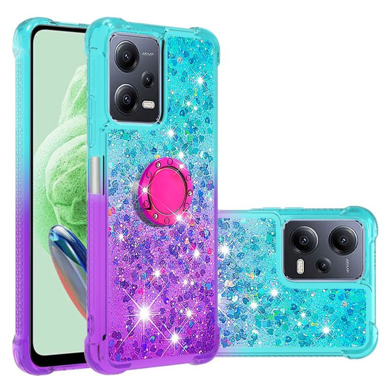 Cover Xiaomi Redmi Note 12 5G Glitter Ring-bracket