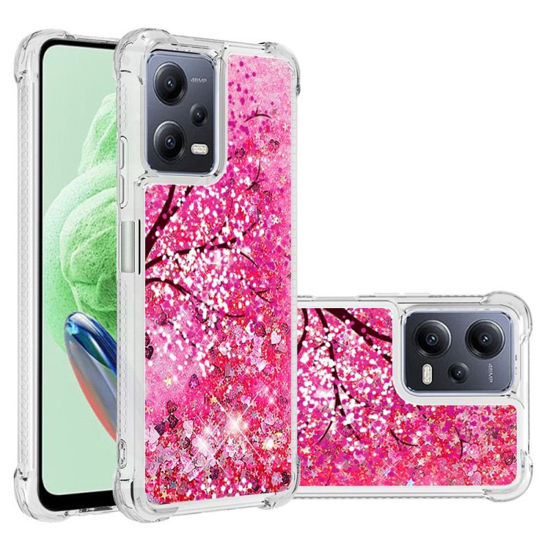 Cover Xiaomi Redmi Note 12 5G Glitter Træ