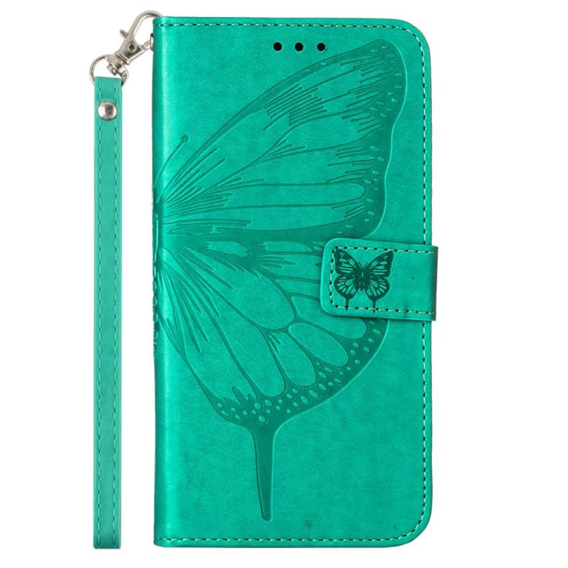 Flip Cover Xiaomi Redmi Note 12 5G Blomster Sommerfugl