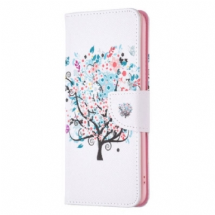 Flip Cover Xiaomi Redmi Note 12 5G Blomstret Træ