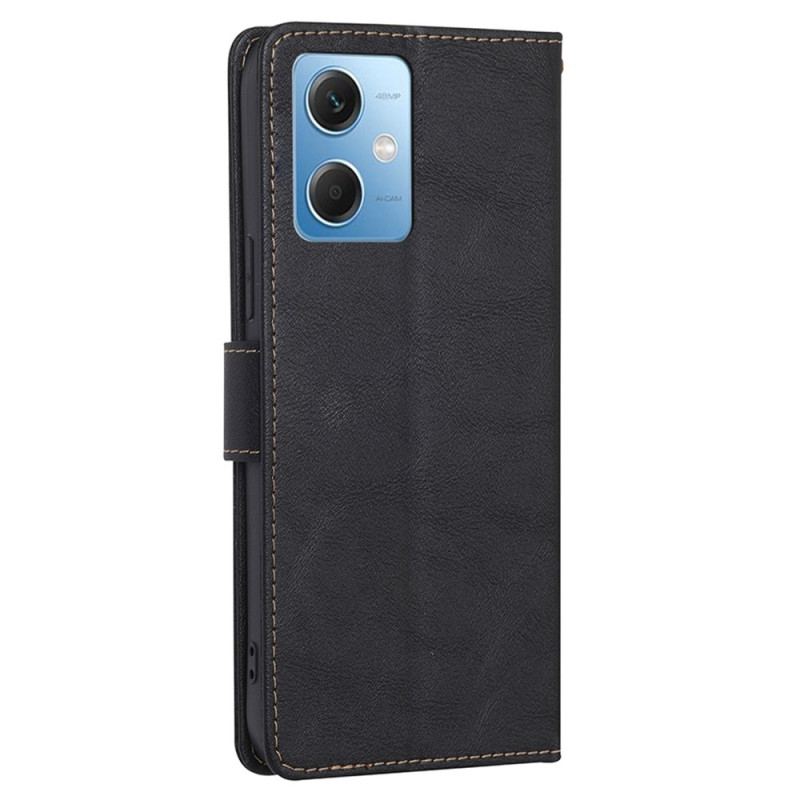 Flip Cover Xiaomi Redmi Note 12 5G Klassisk Rfid