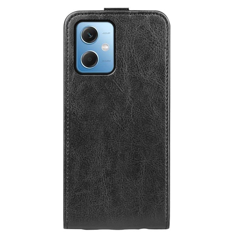 Flip Cover Xiaomi Redmi Note 12 5G Læder Cover Lodret Klap