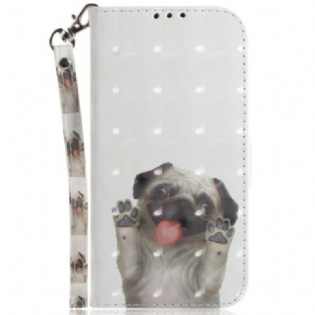 Flip Cover Xiaomi Redmi Note 12 5G Med Snor Thong Pug