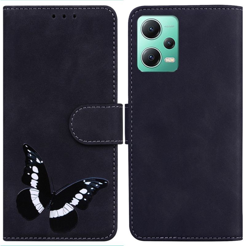 Flip Cover Xiaomi Redmi Note 12 5G Sommerfugle Design