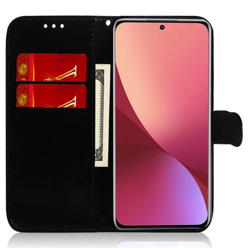 Læder Cover Xiaomi Redmi Note 12 5G Disco-stil