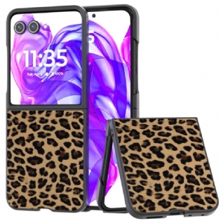 Cover Motorola Razr 50 Ultra Leopardmønster