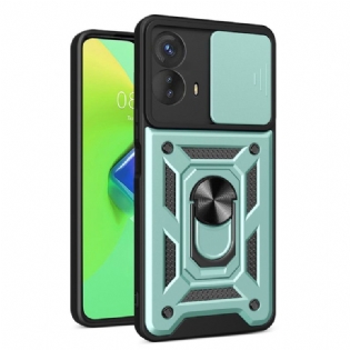 Cover Moto G73 5G Ring-støtte Og Linsebeskytter