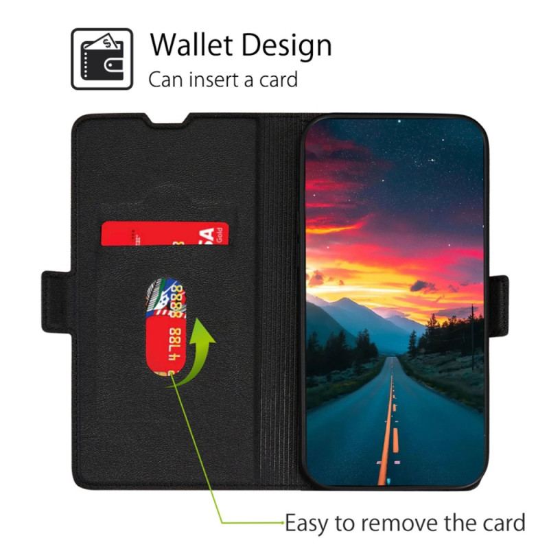 Flip Cover Moto G73 5G Finesse Dobbeltlås