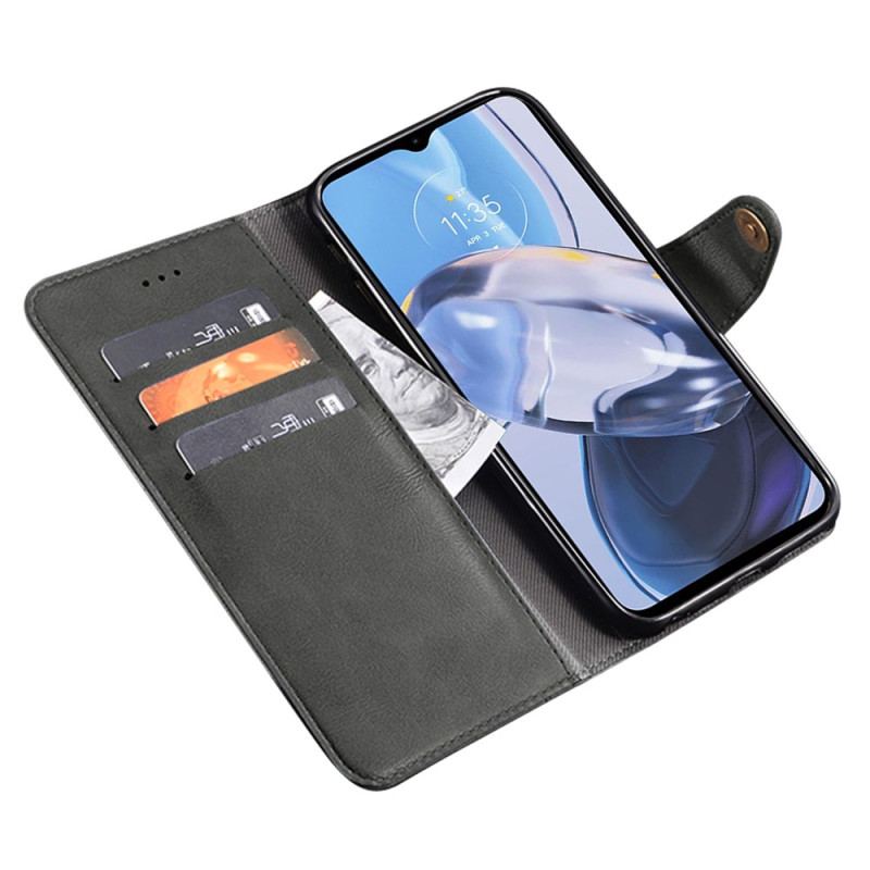 Flip Cover Moto G73 5G Idewei Magnetisk Knap