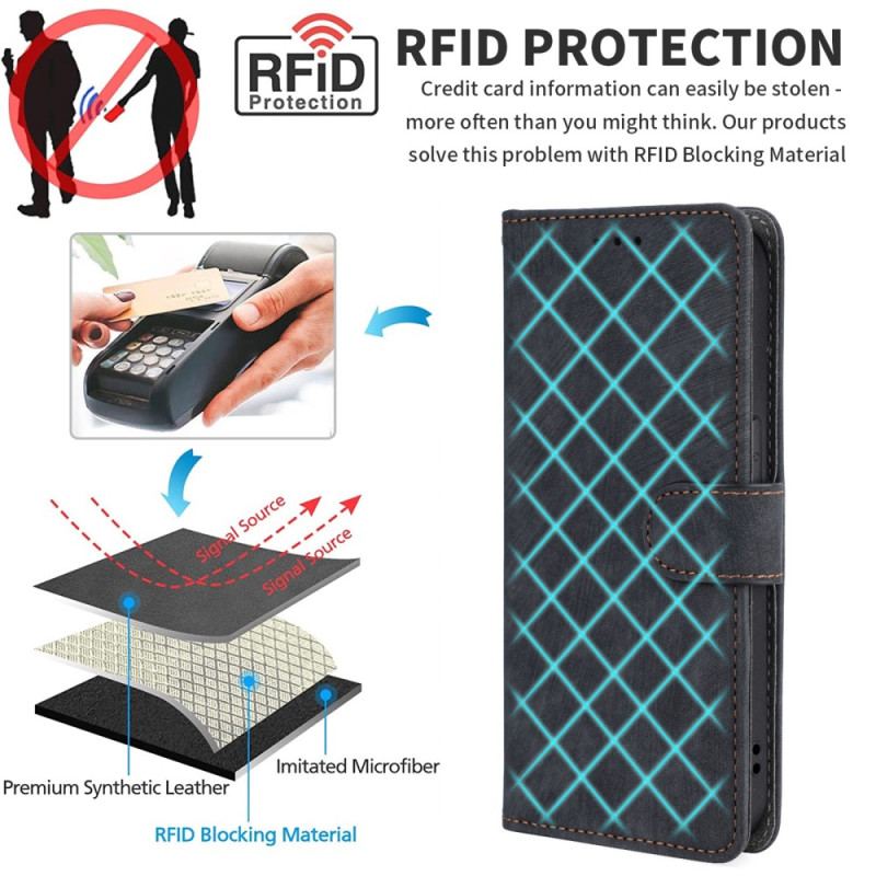 Flip Cover Moto G73 5G Klassisk Rfid