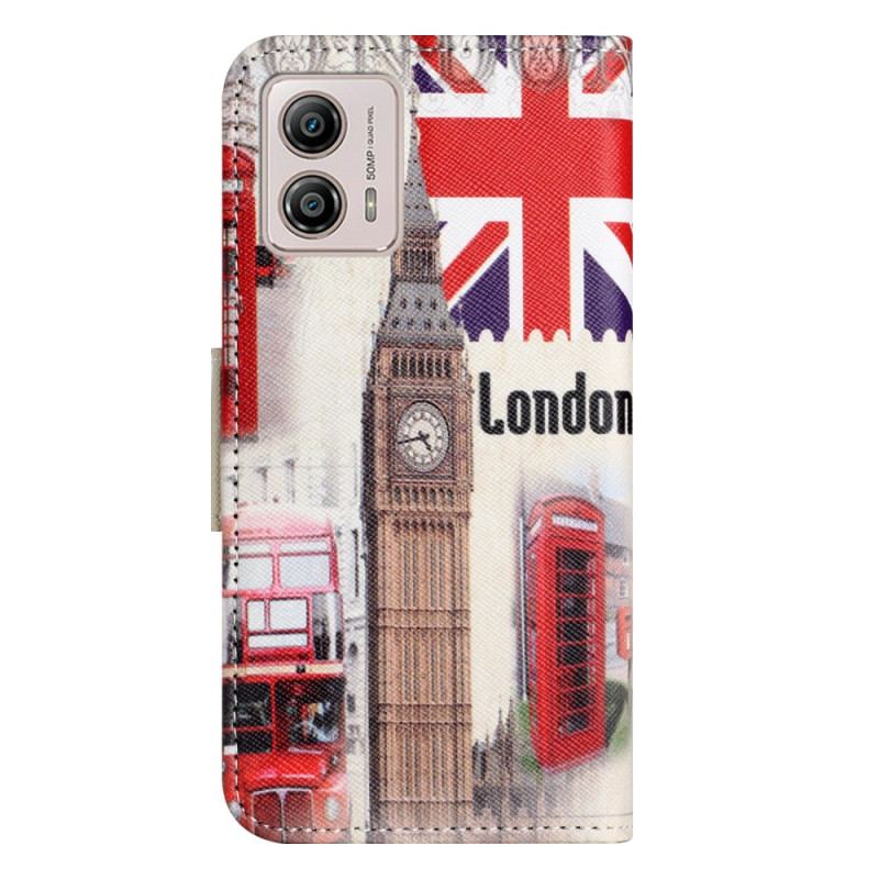 Flip Cover Moto G73 5G London Liv