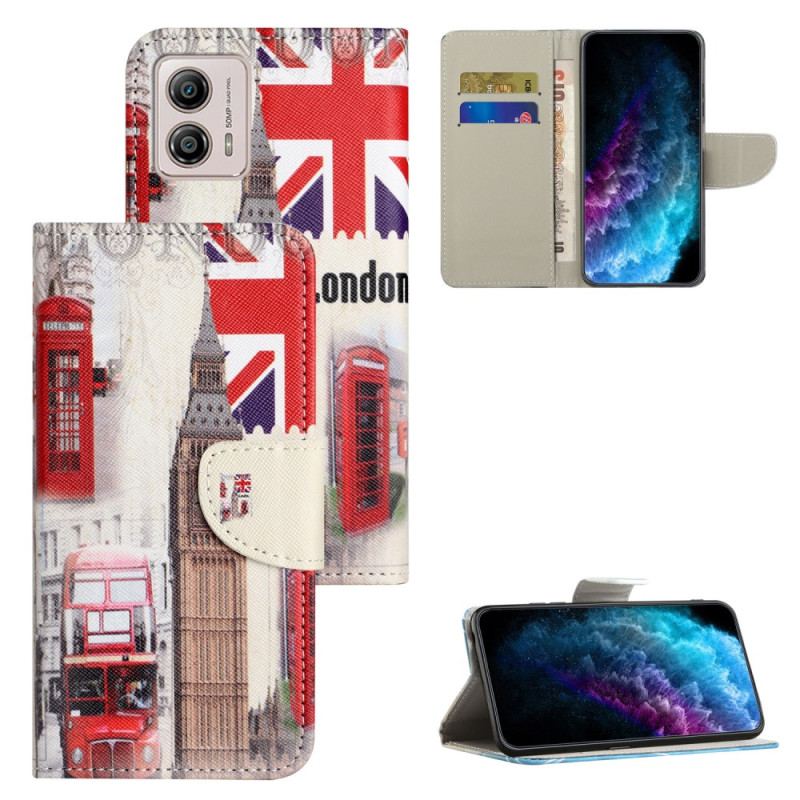 Flip Cover Moto G73 5G London Liv