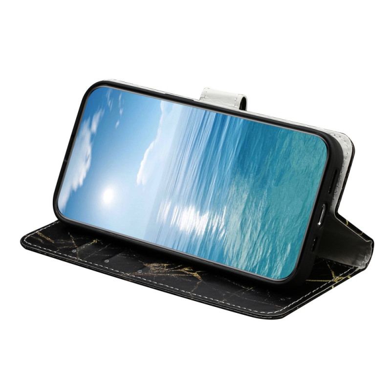 Flip Cover Moto G73 5G Marmor