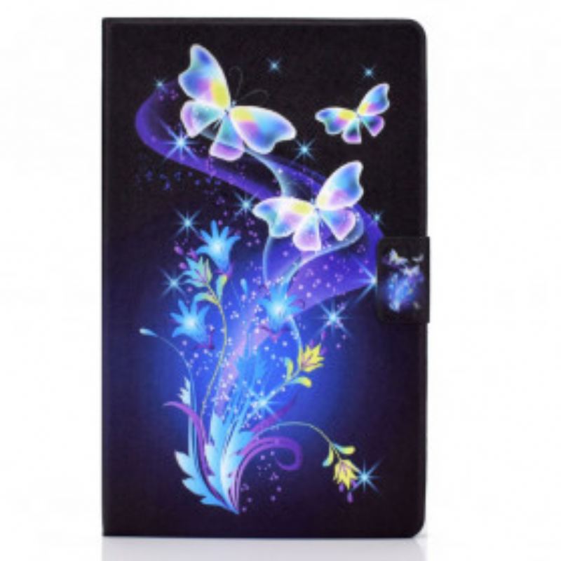 Flip Cover Huawei MatePad New Magiske Sommerfugle