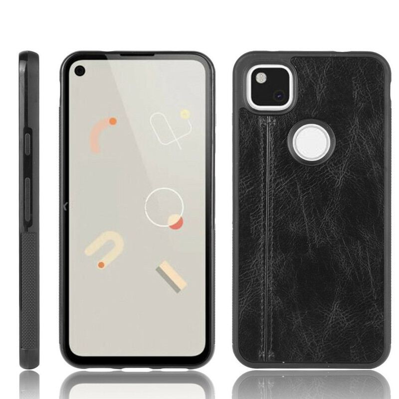 Cover Google Pixel 4A Couture Lædereffekt