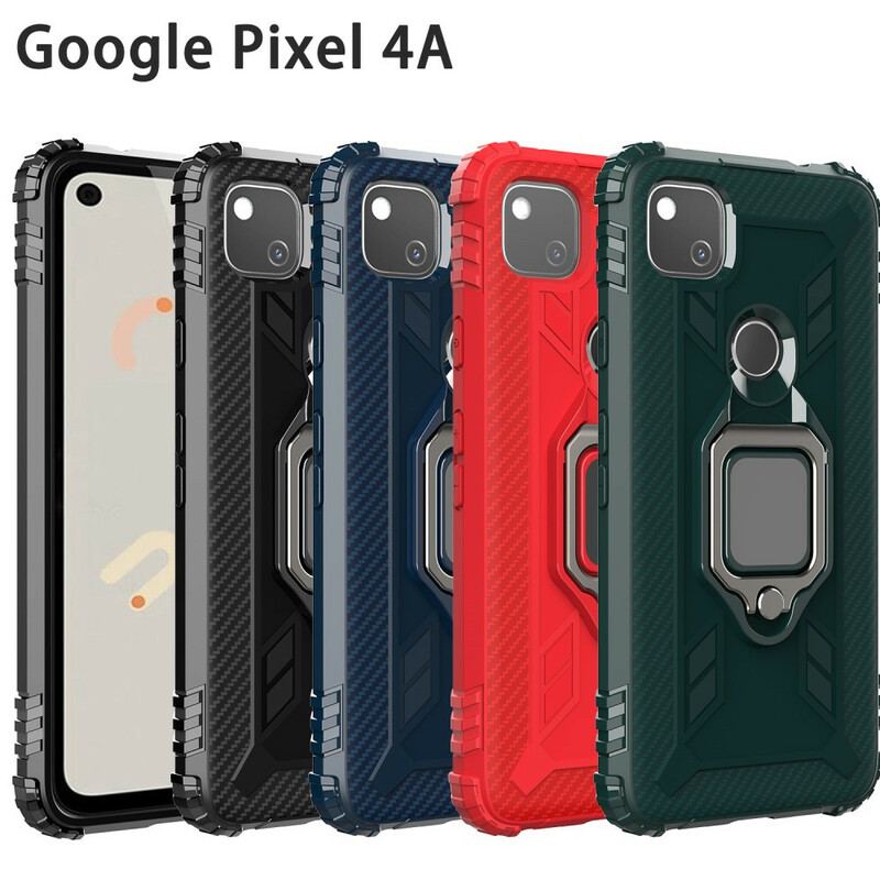 Cover Google Pixel 4A Ring Og Kulfiber