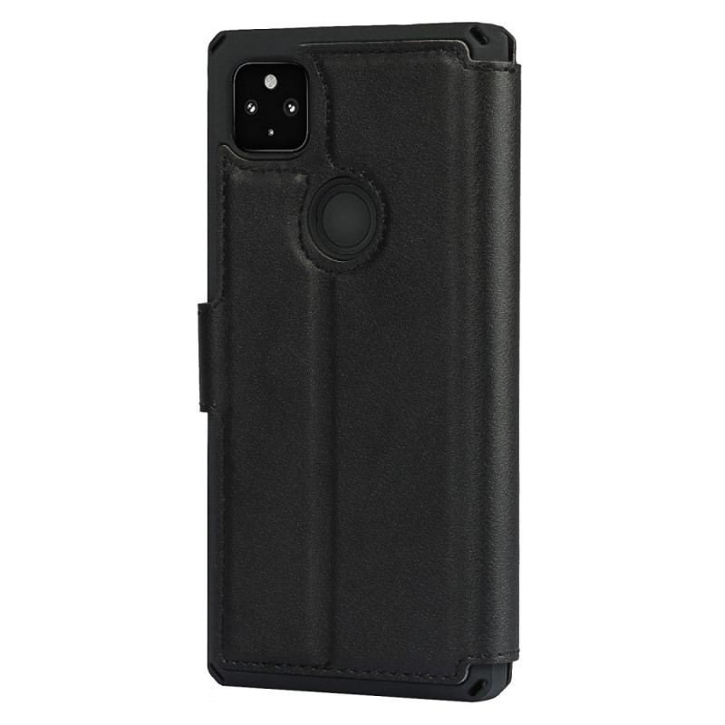 Flip Cover Google Pixel 4A Med Snor Imiteret Læderrem