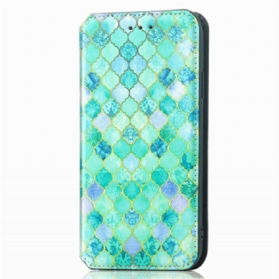 Cover Samsung Galaxy M13 Flip Cover Caseneo Rfid Design