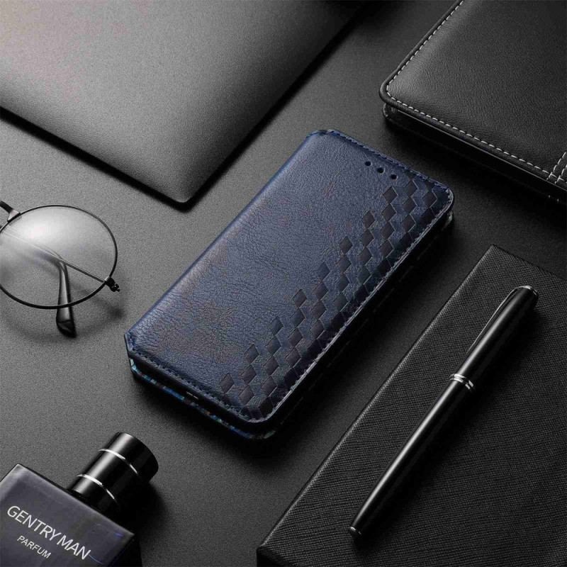 Cover Samsung Galaxy M13 Flip Cover Læder Effekt Mønster