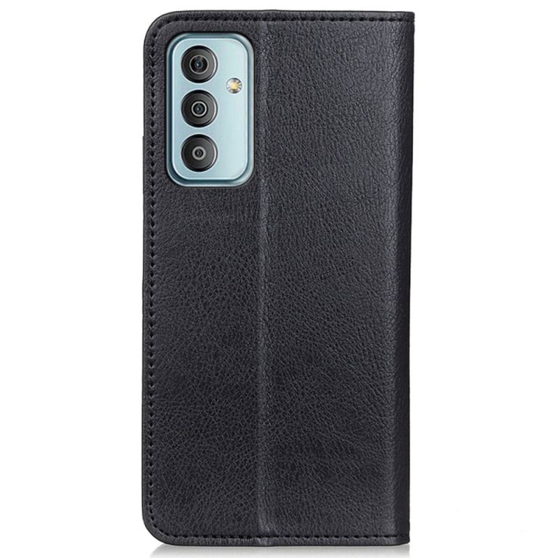 Cover Samsung Galaxy M13 Flip Cover Litchi Split Læder