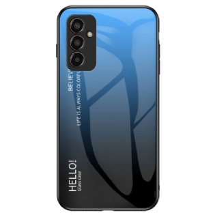 Cover Samsung Galaxy M13 Hærdet Glas Hej