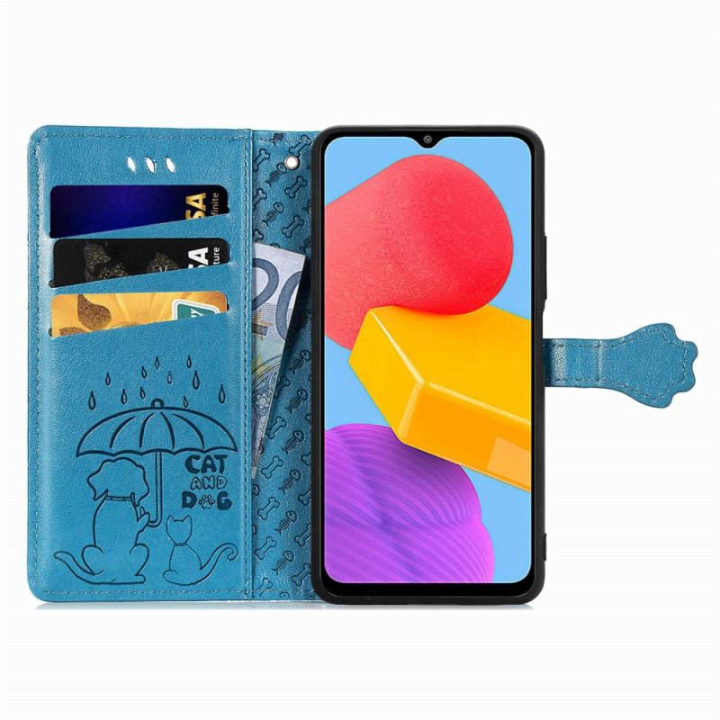 Flip Cover Samsung Galaxy M13 Animerede Dyr