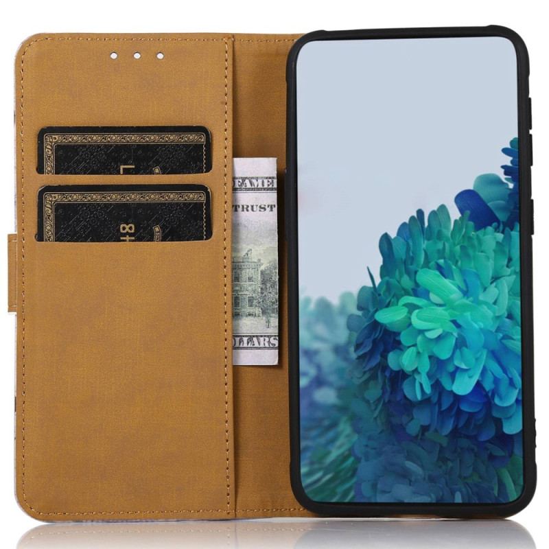 Flip Cover Samsung Galaxy M13 Blomstrende Træ