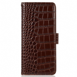 Flip Cover Samsung Galaxy M13 Crocodile Style Rfid