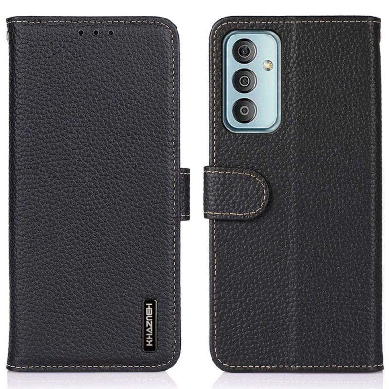 Flip Cover Samsung Galaxy M13 Khazneh Litchi Læder