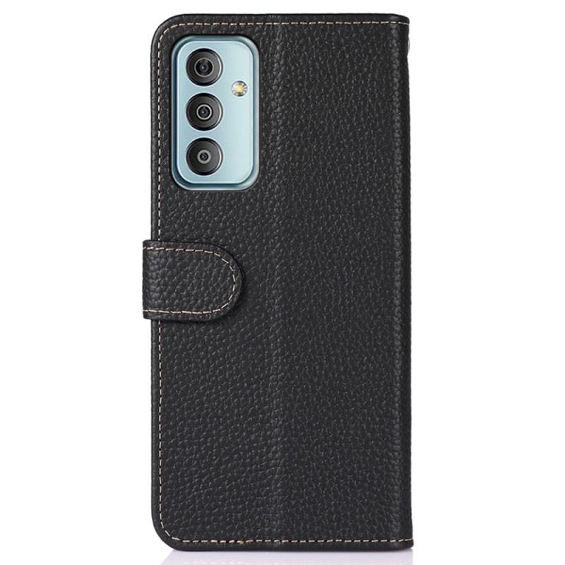 Flip Cover Samsung Galaxy M13 Khazneh Litchi Læder