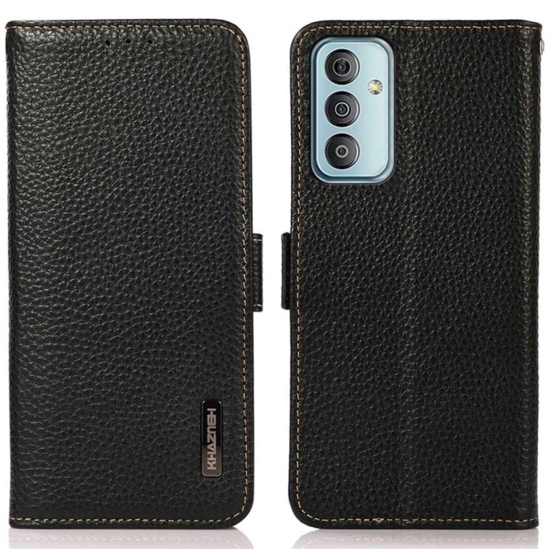 Flip Cover Samsung Galaxy M13 Litchi Læder Khazneh Rfid